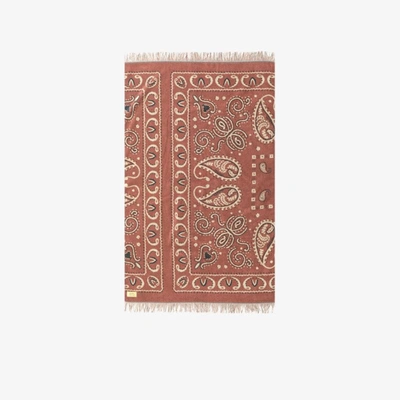 Basshu Bandana-print Bath Towel In Red