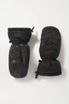 BOGNER SELIA PADDED LEATHER AND SHELL SKI MITTENS