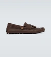 GUCCI AYRTON TASSELED LEATHER LOAFERS,P00491530
