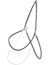 Published By Three-part Chain Detail Braces In Black