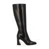 Gianvito Rossi Stretch Twill 100mm Over-the-knee Boots In Black