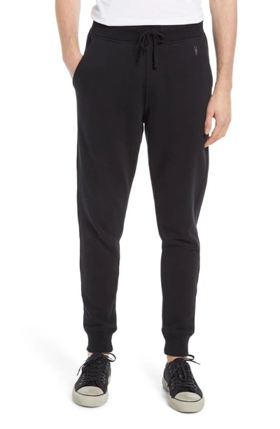 Allsaints Raven Regular Fit Sweatpants In Black