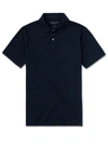 Derek Rose Ramsay 2 Stretch Cotton And Tencel-blend Piqué Polo Shirt In Blue