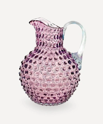 Klimchi Large Hobnail Jug In Violet