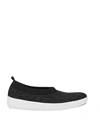Fitflop Woman Sneakers Black Size 6 Textile Fibers In Black