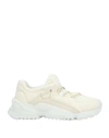 Ferragamo 20mm Skylar 7 Leather Sneakers In White