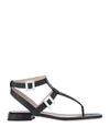 ALBERTO GOZZI TOE STRAP SANDALS,11971374JB 7