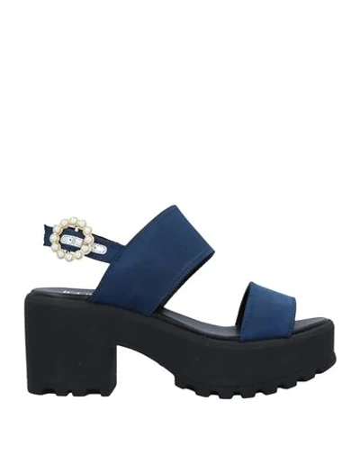 Cult Sandals In Dark Blue