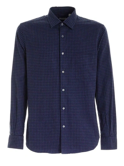 Aspesi Mens Blue Polyester Shirt