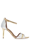 MALONE SOULIERS MALONE SOULIERS WOMEN'S MULTICOLOR SANDALS,HONEYMS851SILVERGOLD 38