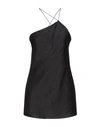 ERIKA CAVALLINI ERIKA CAVALLINI WOMAN TOP BLACK SIZE 8 ACETATE, POLYESTER,12504160MD 6