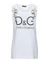 DOLCE & GABBANA TANK TOPS,12514026EF 5