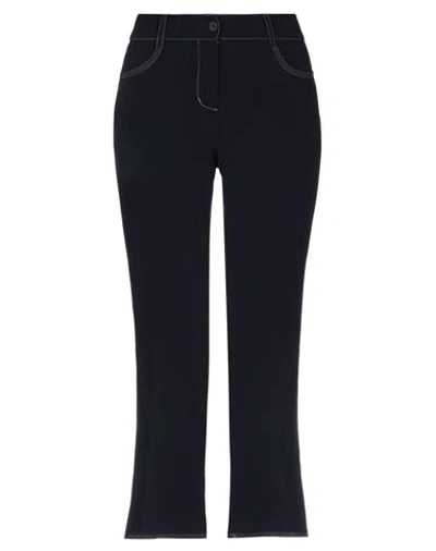Alberto Biani Blue Cady Pants
