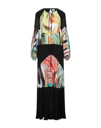Rosie Assoulin Bohemian Maxi Dress, Multicolor In Black