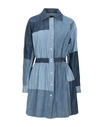 Dolce & Gabbana Short Dresses In Blue