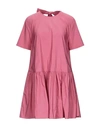 VALENTINO VALENTINO GARAVANI WOMAN MINI DRESS CORAL SIZE 6 COTTON, POLYESTER,15086843QR 3