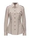 Dolce & Gabbana Beige Cotton Collared Button Down Shirt Top In Beige