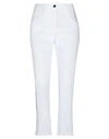Semicouture White Cotton Blend Jeans In White