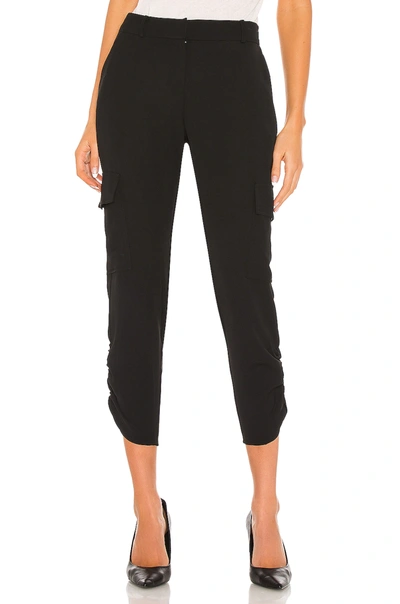 Parker Simone Cropped Cargo Pants In Black