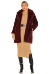 APPARIS SASHA FAUX FUR JACKET,APRS-WO54