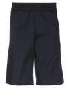 Neil Barrett Elasticated Track Shorts In Blue