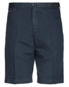 Pt Torino Shorts & Bermuda Shorts In Dark Blue