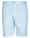 Pt Torino Shorts & Bermuda Shorts In Sky Blue