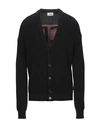 GCDS GCDS MAN CARDIGAN BLACK SIZE M WOOL, ACRYLIC,14094764KG 2