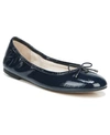 Sam Edelman Felicia Ballet Flats In Baltic Navy Patent