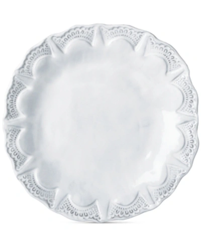 Vietri Incanto White Lace Salad Plate