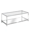 FURNITURE OF AMERICA JASK 1-SHELF COFFEE TABLE