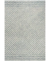 SAFAVIEH ABSTRACT 203 BLUE AND IVORY 6' X 9' AREA RUG