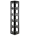 Convenience Concepts Omega 5 Tier Corner Bookcase In Black