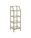 Crosley Aimee Short Etagere In Gold
