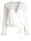 Cami Nyc Women's The Georgina Silk Top In White