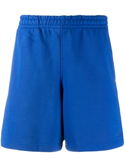 Adidas Originals X Pharrell Williams Basics Shorts In Blue