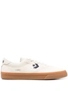 Converse Embroidered Logo Low-top Sneakers In Neutrals
