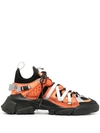 Mcq By Alexander Mcqueen Orbyt Low-top Sneakers In Orange