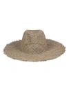 Lack Of Color Women's Sunnydip Frayed Woven Fedora In Seagrass