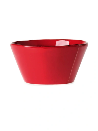 Vietri Lastra Stoneware Stacking Cereal Bowl In Red