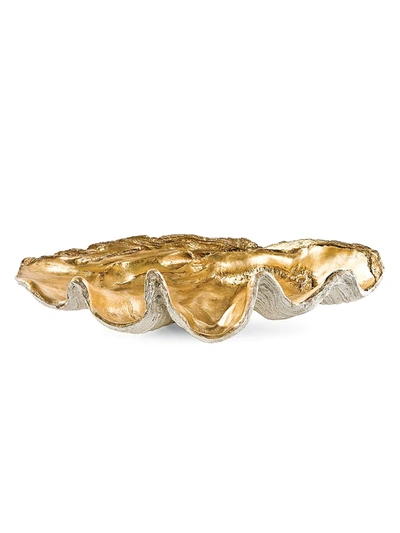 Regina Andrew Large Golden Replica Clam Shell Bowl