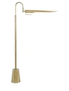 REGINA ANDREW RAVEN NATURAL BRASS FLOOR LAMP,400099552606