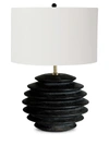 REGINA ANDREW COASTAL LIVING ACCORDION EBONY WOOD TABLE LAMP,0400099552770