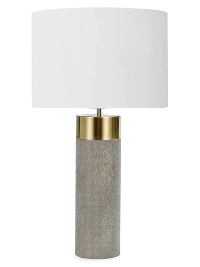 Regina Andrew Harlow Shagreen Cylinder Lamp