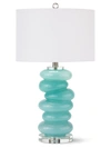 REGINA ANDREW STACKED PEBBLE GLASS TABLE LAMP,400013103708