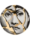 Fornasetti Crack Dish In White