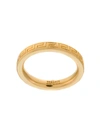 Versace Greek Motif Small Fedina Ring In Gold