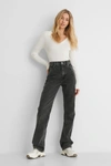 MANGO MANGO URBANITA JEANS - GREY