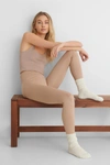 MANGO MANGO APOLO LEGGINGS - BEIGE