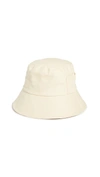 Lack Of Color Utopia Wave Terry Bucket Hat In Beige